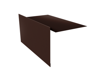 фото Планка ветровая для мягкой кровли 100х20х70 0,5 Velur X RAL 8017 шоколад (3м) Центр Кровли картинка Планка ветровая для мягкой кровли 100х20х70 0,5 Velur X RAL 8017 шоколад (3м) Центр Кровли