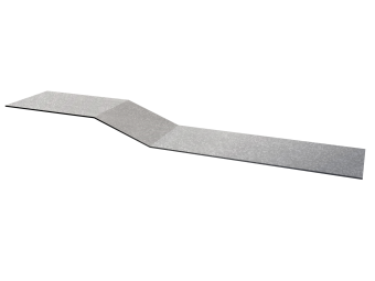 картинка Планка крепежная фальц 0,55 Zn (2м) Центр Кровли