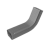 картинка Колено трубы гофрированное Vortex Lite 76х102мм PE RAL 7004 сигнальный серый Центр Кровли Колено трубы гофрированное Vortex Lite 76х102мм PE RAL 7004 сигнальный серый Центр Кровли