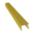 Планка П-образная заборная 24 0,45 PE с пленкой RAL 1018 цинково-желтый (3м) Центр Кровли