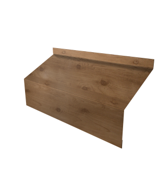 картинка Ламель забора жалюзи Milan/Milan new стартовая/финишная для калиток и ворот 0,45 Print Premium Pine Wood Fresh Центр Кровли