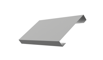 картинка Ламель лицевая 125 забора жалюзи Texas 0,45 Drap TX RAL 7047 телегрей 4 Центр Кровли