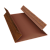 Планка угла внутреннего составная верхняя 0,45 Print Premium Golden Wood Fresh TwinColor (2м) Центр Кровли