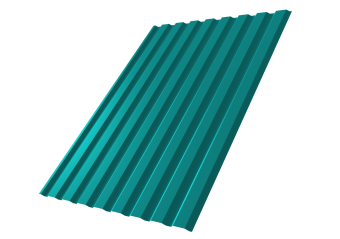 картинка Профнастил С20A 0,45 PE RAL 5021 водная синь Центр Кровли