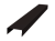 Крышка 30х20 жалюзи Texas 0,5 Velur X RAL 9005 черный (2м) Центр Кровли
