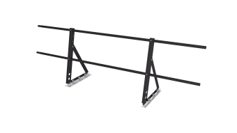 картинка Ограждение кровельное на фальц Optima 0,65х2м RAL 8019 Центр Кровли