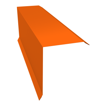 картинка Планка торцевая 150х100 0,45 PE с пленкой RAL 2004 оранжевый (3м) Центр Кровли