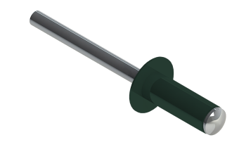картинка Заклёпка вытяжная Daxmer 3,2х8 (1000шт) алюм/сталь RAL 6005 Центр Кровли