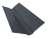Планка ендовы верхней фигурной 150x150 0,45 Drap TwinColor RAL 7024 мокрый асфальт (3м) Центр Кровли