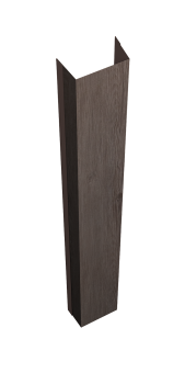 картинка Крепежная планка нижняя Texas 0,45 Print Elite White Wood TwinColor (1,8м) Центр Кровли