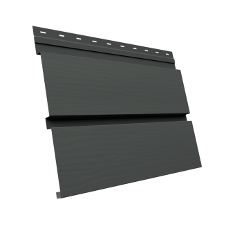 картинка Квадро брус 3D 0,45 PE с пленкой RAL 7005 мышино-серый Центр Кровли