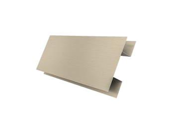 картинка Планка H-образная Экобрус 0,45 Print Elite с пленкой Milky Wood TwinColor (2м) Центр Кровли