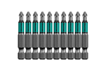 картинка Биты PZ2 Kraftool Optimum Line 50 мм, тип хвостовика E 1/4" 10шт в блистере (26124-2-50-10) Центр Кровли