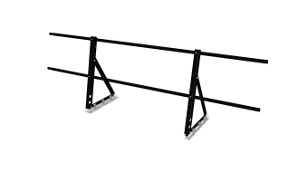 картинка Ограждение кровельное на фальц Optima 0,65х2м RAL 9005 Центр Кровли