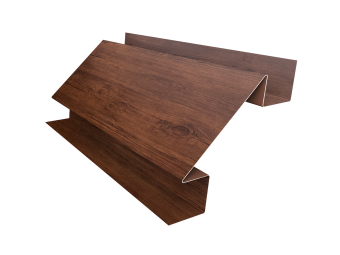 картинка Планка угла внутреннего сложного БХ new 0,45 Print Premium Cherry Wood Fresh TwinColor (2м) Центр Кровли