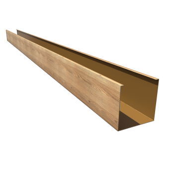 картинка Кубообразная рейка GL Ш50/В50 Honey Wood Al 0,4 L=3м Центр Кровли