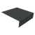 Планка околооконная простая 200х50 0,5 Satin с пленкой RAL 7016 антрацитово-серый (3м) Центр Кровли