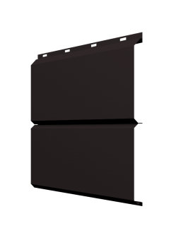 картинка ЭкоБрус 0,345 0,45 PE-Double RAL 9005 черный Центр Кровли