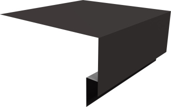 фото Планка околооконная сложная Экобрус Grand Line 250х75х25 0,5 GreenCoat Pural БТ матовый RR 32 темно-коричневый (RAL 8019 серо-коричневый) (3м) Центр Кровли картинка Планка околооконная сложная Экобрус Grand Line 250х75х25 0,5 GreenCoat Pural БТ матовый RR 32 темно-коричневый (RAL 8019 серо-коричневый) (3м) Центр Кровли