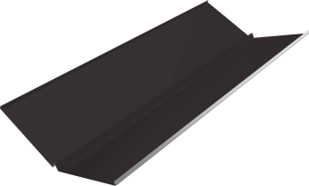 фото Планка ендовы нижней с компенсатором Grand Line 0,5 Satin Matt RR 32 темно-коричневый (2м) Центр Кровли картинка Планка ендовы нижней с компенсатором Grand Line 0,5 Satin Matt RR 32 темно-коричневый (2м) Центр Кровли