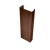 Полустолб для С21 0,45 Print Elite с пленкой Choco Wood TwinColor (L2,0) Центр Кровли