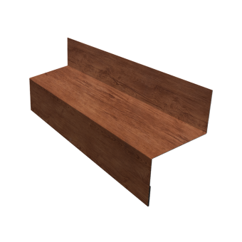 картинка Отлив межэтажный 45 0,45 Print Premium Rowan Wood Intense FTC (2м) Центр Кровли