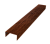 Крышка забора для горизонтального монтажа штакетника 0,45 Print Premium Cherry Wood Fresh TwinColor (2м) Центр Кровли