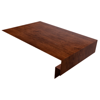 картинка Планка околооконная сложная 250х50х12 (j-фаска) 0,4 Print Premium Cherry Wood Fresh TwinColor (3м) Центр Кровли