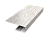 J-Профиль 12мм 0,45 Print Elite Snow Wood TwinColor (3м) Центр Кровли