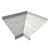 Угол отлива внутренний 250 0,45 Print Elite с пленкой Snow Wood TwinColor Центр Кровли