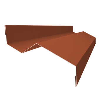 фото Планка примыкания внакладку 25х17х35х17 0,5 Velur X RAL 8004 терракота (3м) Центр Кровли картинка Планка примыкания внакладку 25х17х35х17 0,5 Velur X RAL 8004 терракота (3м) Центр Кровли