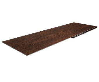 картинка Планка финишная 48х25 0,45 Print-Double Premium Cherry Wood Dark F (3м) Центр Кровли