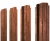 Штакетник П-образный В фигурный 0,45 Print Premium Rowan Wood Intense FTC Центр Кровли