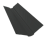 Планка ендовы верхней фигурной 100x100 0,5 PurPro Matt 275 RAL 7016 антрацитово-серый (3м) Центр Кровли