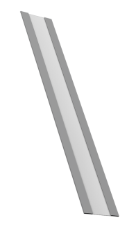 фото Крепежная планка жалюзи Milan, Milan Slim, Tokyo 0,5 Satin RAL 9006 бело-алюминиевый (1,8м) Центр Кровли картинка Крепежная планка жалюзи Milan, Milan Slim, Tokyo 0,5 Satin RAL 9006 бело-алюминиевый (1,8м) Центр Кровли