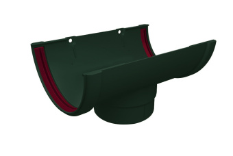 картинка Воронка Классика 120 ПВХ Grand Line зелёный (RAL 6005) Центр Кровли