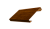 Ламель лицевая 125 забора жалюзи Texas 0,45 Print Premium с пленкой Golden Wood Intense FTC Центр Кровли