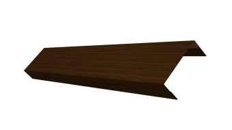 картинка Ламель лицевая 50 забора жалюзи Texas 0,45 Print Elite с пленкой Choco Wood TwinColor Центр Кровли