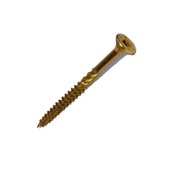 картинка Саморез конструкционный Daxmer 8,0х140 (100шт) Torx желтый цинк Центр Кровли