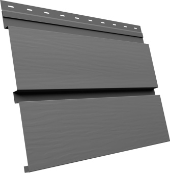 картинка Квадро Брус 3D в02 Grand Line 0,45 ПЭ с пленкой RAL 9006 бело-алюминиевый Центр Кровли