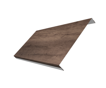 картинка Ламель обратная 200 забора жалюзи Texas 0,45 Print Premium с пленкой Almond Wood Fresh Центр Кровли