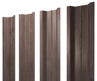 фото Штакетник П-образный В с прямым резом 0,45 Print Elite White Wood TwinColor Центр Кровли картинка Штакетник П-образный В с прямым резом 0,45 Print Elite White Wood TwinColor Центр Кровли