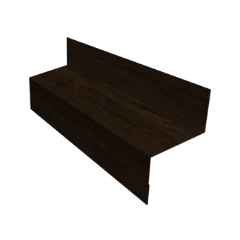 картинка Отлив межэтажный 45 0,45 Print-Double Premium Antique Wood (3м) Центр Кровли