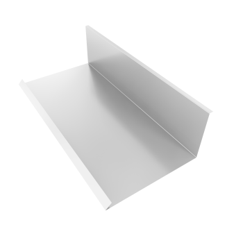фото Планка примыкания нижняя к трубе 130х240 0,5 Satin с пленкой RAL 9003 сигнальный белый (3м) Центр Кровли картинка Планка примыкания нижняя к трубе 130х240 0,5 Satin с пленкой RAL 9003 сигнальный белый (3м) Центр Кровли
