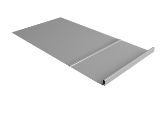 картинка Элемент обхода Кликфальц Pro правый 0,45 Drap TX RAL 9003 сигнальный белый Центр Кровли