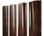 Штакетник Круглый с прямым резом 0,45 Print Elite Cherry Wood TwinColor Центр Кровли