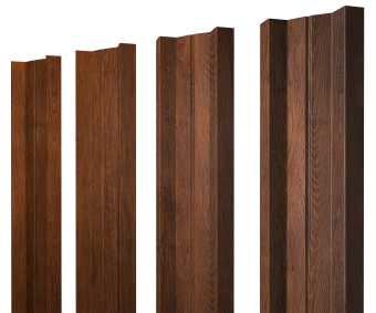 фото Штакетник М-образный А с прямым резом 0,45 Print-Double Premium Golden Wood Fresh Центр Кровли картинка Штакетник М-образный А с прямым резом 0,45 Print-Double Premium Golden Wood Fresh Центр Кровли