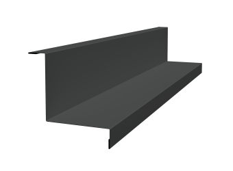 картинка Угол внутренний простой фальц 0,5 Satin Matt TX RAL 7016 антрацитово-серый (2м) Центр Кровли