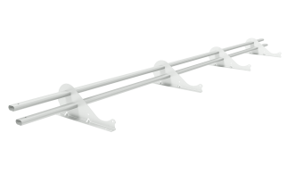 картинка Снегозадержатель трубчатый Snow Kit RAL 9003 3м Центр Кровли