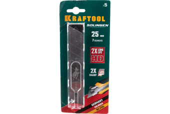 картинка Лезвия сменные сегментированные Kraftool Solingen 25мм 5шт (09607-25-S5) Центр Кровли